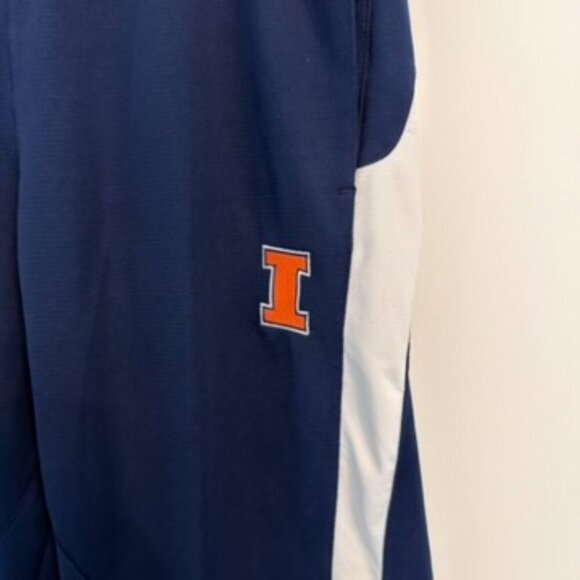 🧡💙 Adidas Climalite Illinois Track Pants – Men’s Medium 🧡💙 - Picture 2 of 5